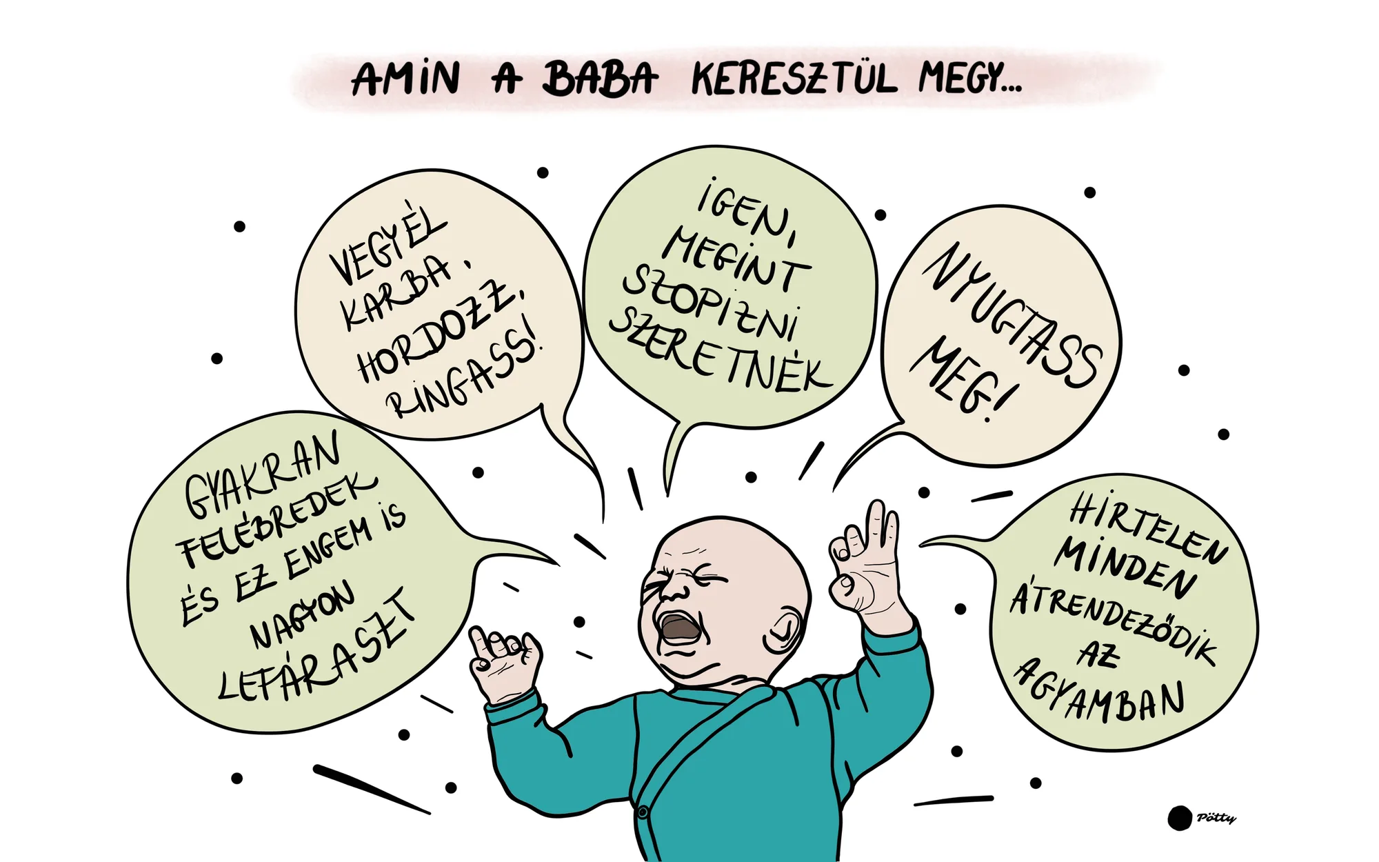 Amin a baba keresztül megy infografika